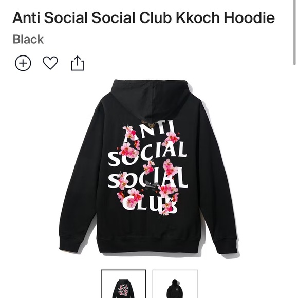 Anti Social Social Club Other - Anti Social Social Club Kkoch hoodie